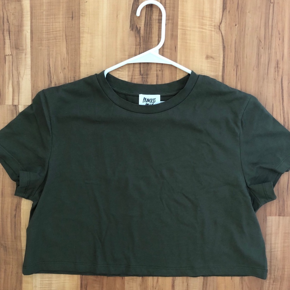 Princess Polly The Polly Tee Khaki - Size 4